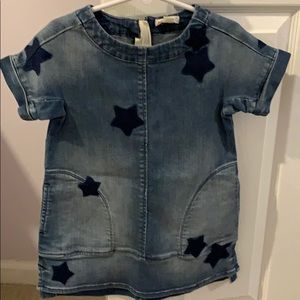 Girls crew cuts jean dress